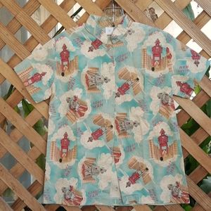 Vintage EC Star Robot Man Cotton Short Sleeve Sml